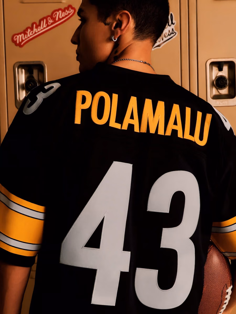 Troy Polamalu #43 Pittsburgh Steelers Legacy Throwback NFL Jersey Black view 3
