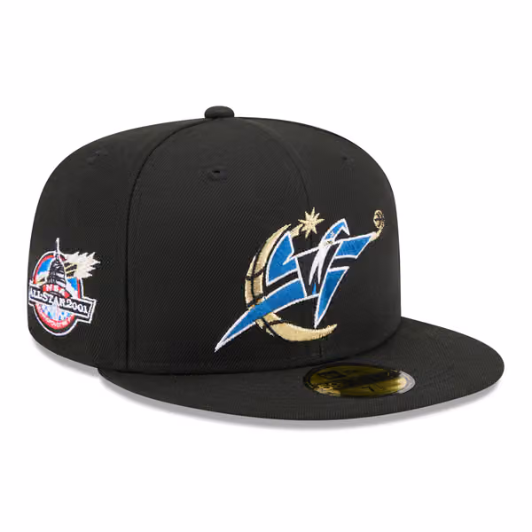 Washington Wizards 1997-2007 Hardwood Classics 59FIFTY Fitted Cap Black product photo