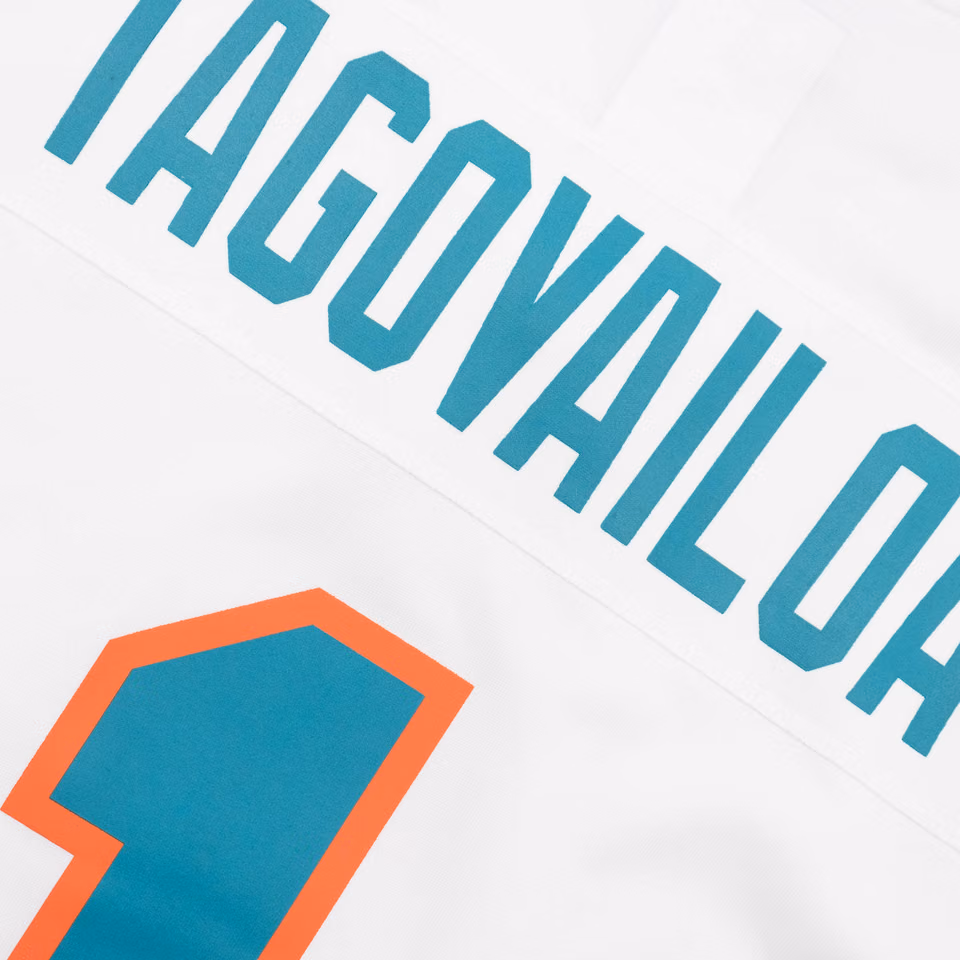 Tua Tagovailoa #1 Miami Dolphins Classic Nike Game NFL Jersey White view 4