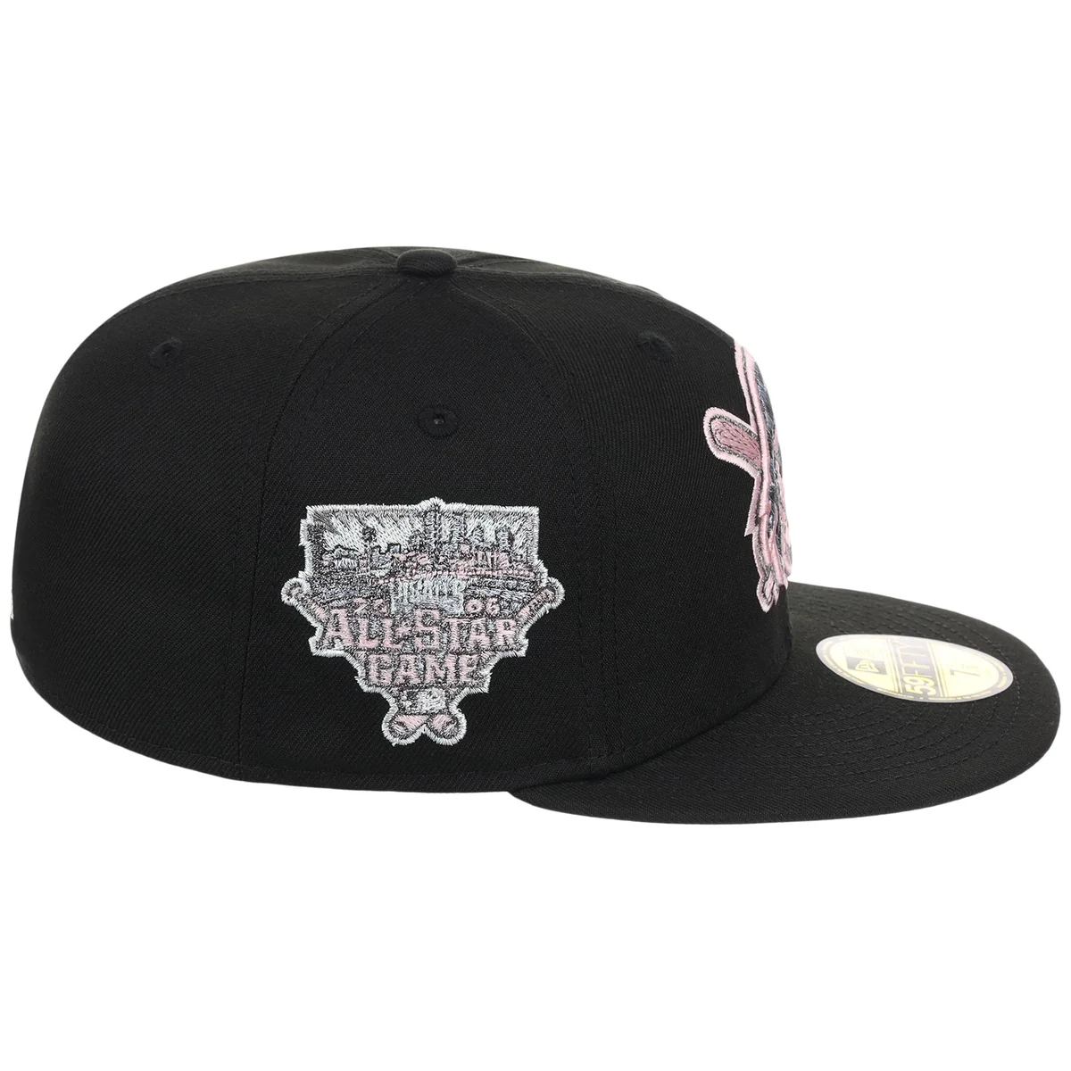 Pittsburgh Pirates MLB Pewter Skies New Era 59FIFTY detail view