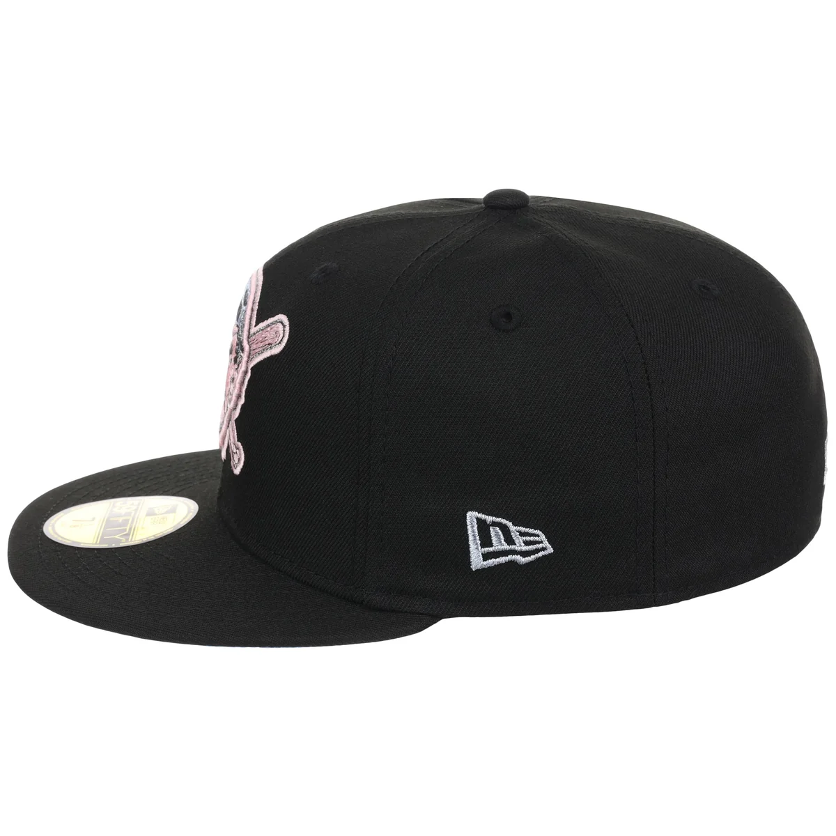 Pittsburgh Pirates MLB Pewter Skies New Era 59FIFTY detail view