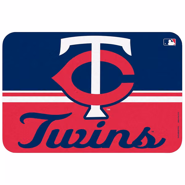 Minnesota Twins Team Logo MLB Door Mat view 1