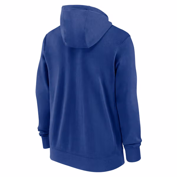 New York Mets Knockout Script MLB Full-Zip Hoodie Blue view 2