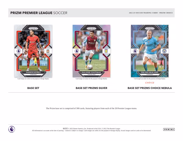 2022/23 Panini Prizm Premier League Soccer EPL Choice Box view 2