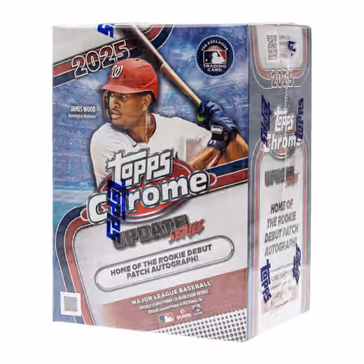 2025 Topps Chrome Update Baseball MLB Blaster Box view 1