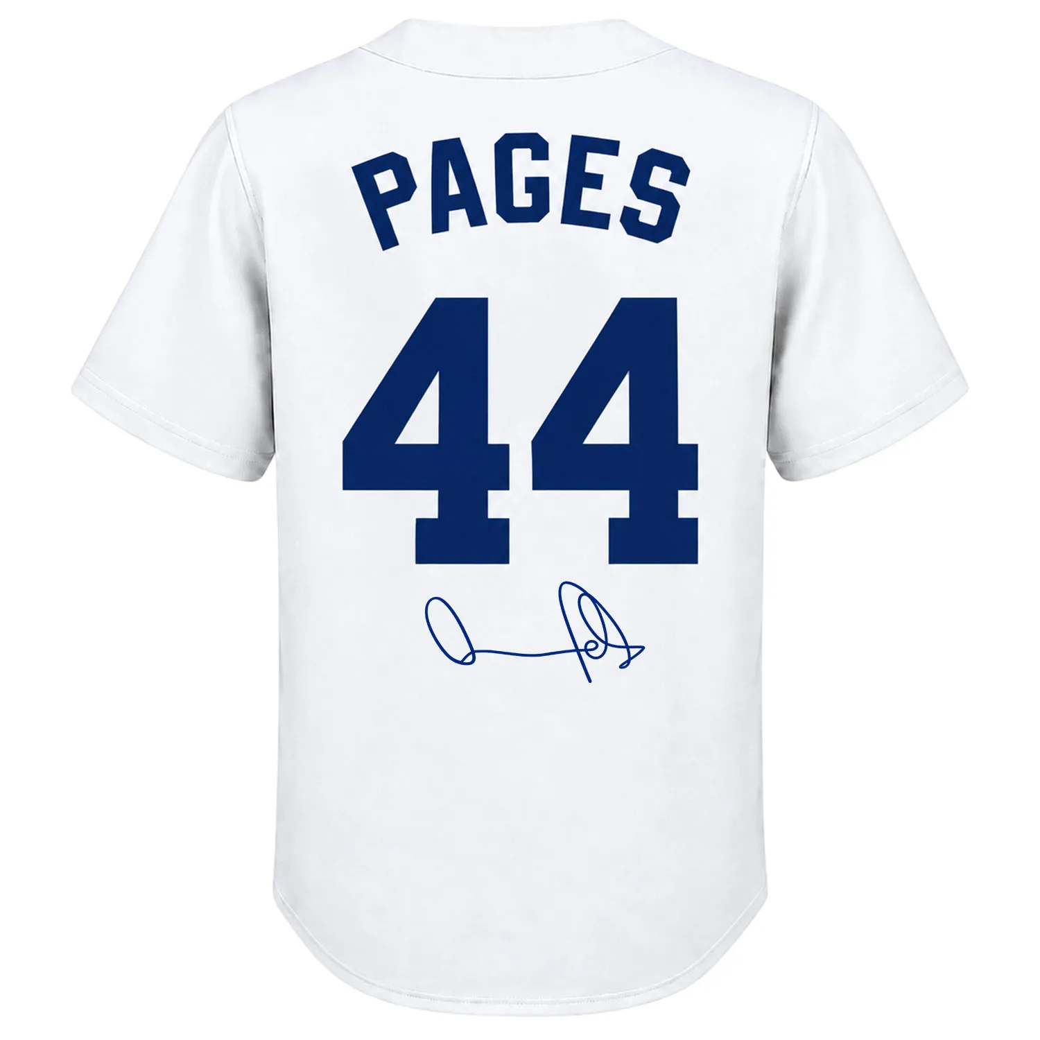 Andy Pages Dodgers Jersey Custom Number Confident Style