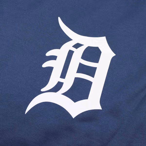 Detroit Tigers Wordmark Nike Therma Dri-FIT MLB Hoodie Navy view 3