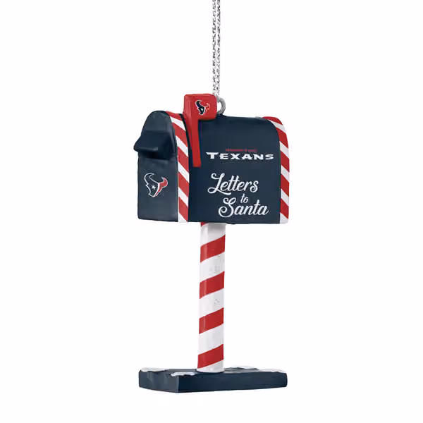Houston Texans NFL Mailbox Christmas Ornament view 1