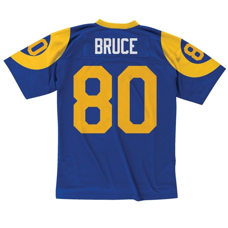 Isaac Bruce #80 St. Louis Rams Legacy Throwback NFL Jersey view 3