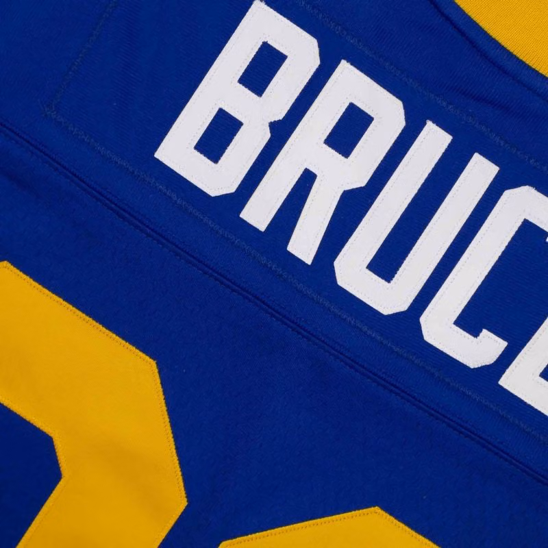 Isaac Bruce #80 St. Louis Rams Legacy Throwback NFL Jersey view 5