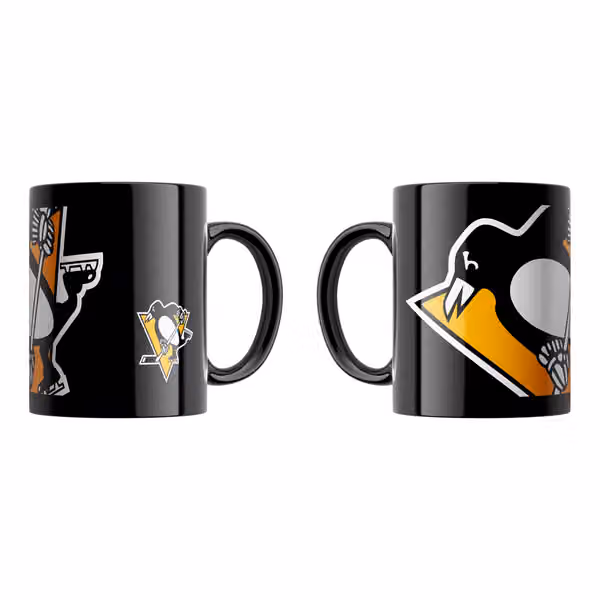 Pittsburgh Penguins Oversized Logo NHL Mug (330 ml) view 1
