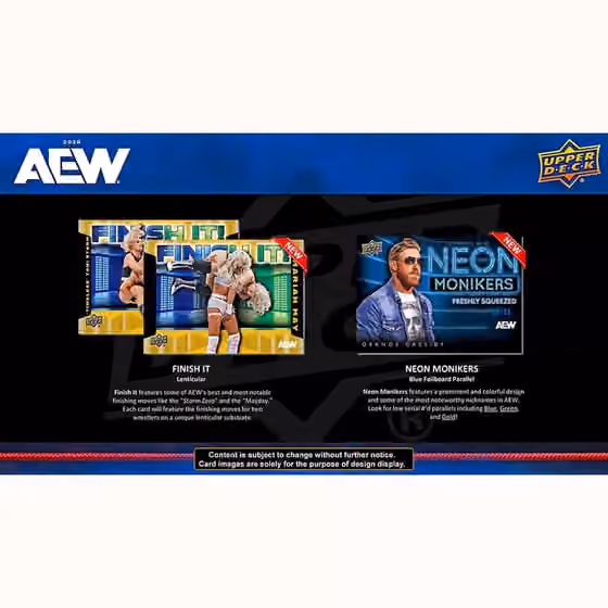 2025 Upper Deck AEW All Elite Wrestling Hobby Box view 3