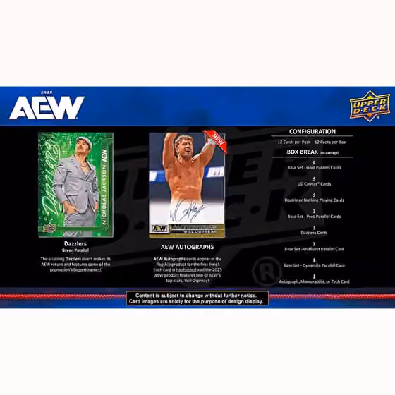2025 Upper Deck AEW All Elite Wrestling Hobby Box view 4