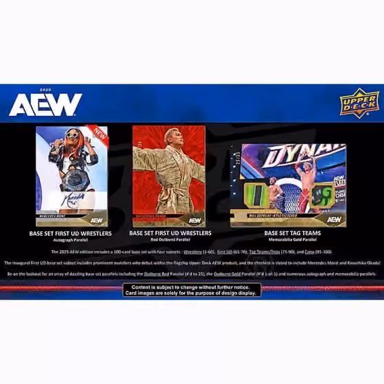 2025 Upper Deck AEW All Elite Wrestling Hobby Box view 2
