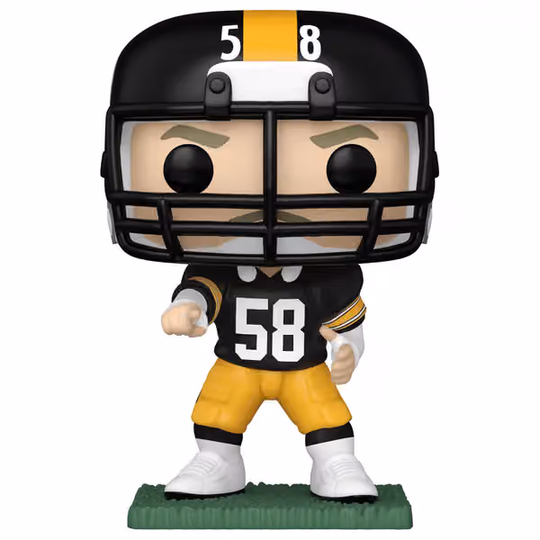 Funko POP! #217 Jack Lambert Pittsburgh Steelers Vinyl NFL Figure view 3
