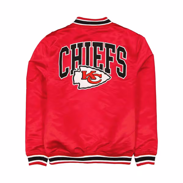 Kansas City Chiefs Sport Classics Satin NFL Jacket Red view 2