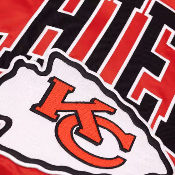 Kansas City Chiefs Sport Classics Satin NFL Jacket Red view 3