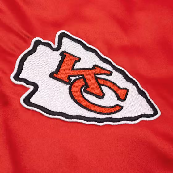 Kansas City Chiefs Sport Classics Satin NFL Jacket Red view 4