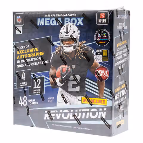2025 Panini Revolution Football NFL Mega Box view 1
