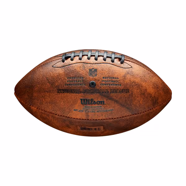 NFL Team Logos Throwback Wilson Junior Size Football view 3