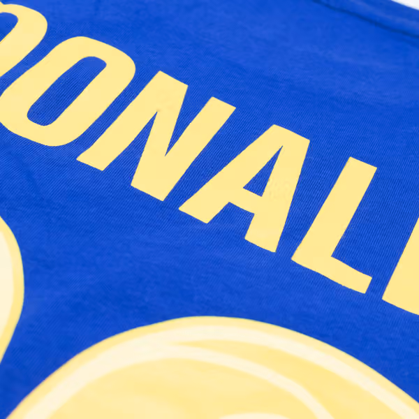 Aaron Donald #99 Los Angeles Rams Iconic Player NFL T-Shirt Blue view 4