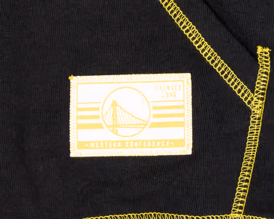 Golden State Warriors 2023 City Edition New Era Oversized NBA Hoodie view 4