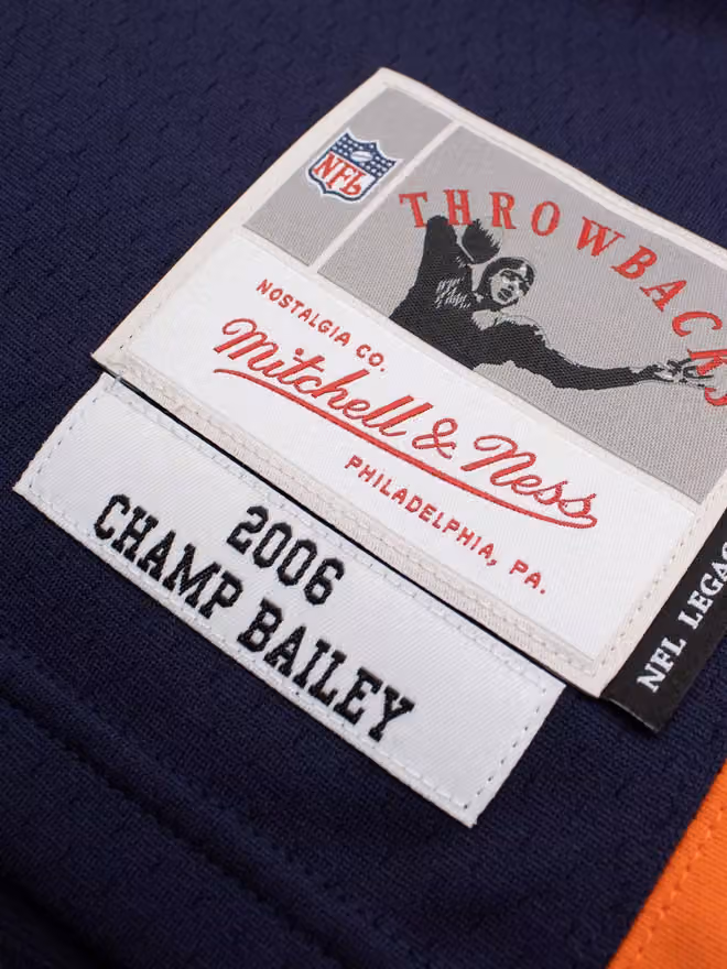 Champ Bailey #24 Denver Broncos 2006 Legacy Throwback NFL Jersey Navy view 5