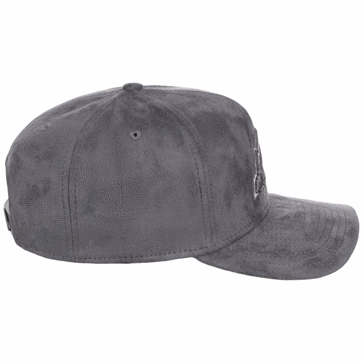 Colorado Rockies MLB Gray x Suede FASHION CORE New Era 9FORTY A-Frame detail view
