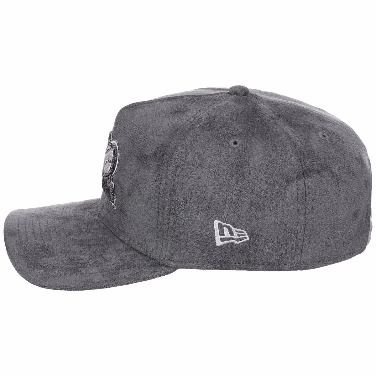 Colorado Rockies MLB Gray x Suede FASHION CORE New Era 9FORTY A-Frame detail view