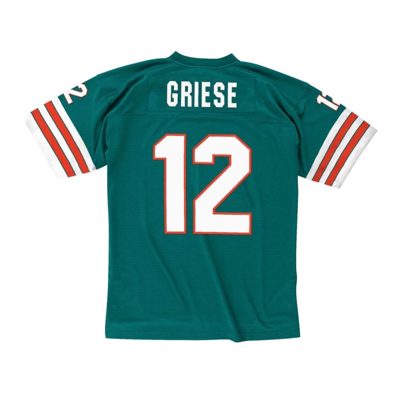 Bob Griese #12 Miami Dolphins Legacy Throwback NFL Jersey view 2