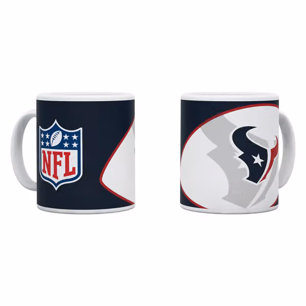 Houston Texans Shadow Logo & Shield NFL Mug (330 ml) view 1