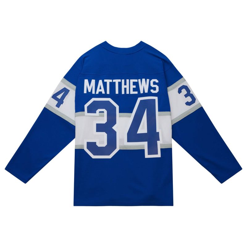 Auston Matthews #34 Toronto Maple Leafs 2017 Mitchell & Ness NHL Jersey view 1