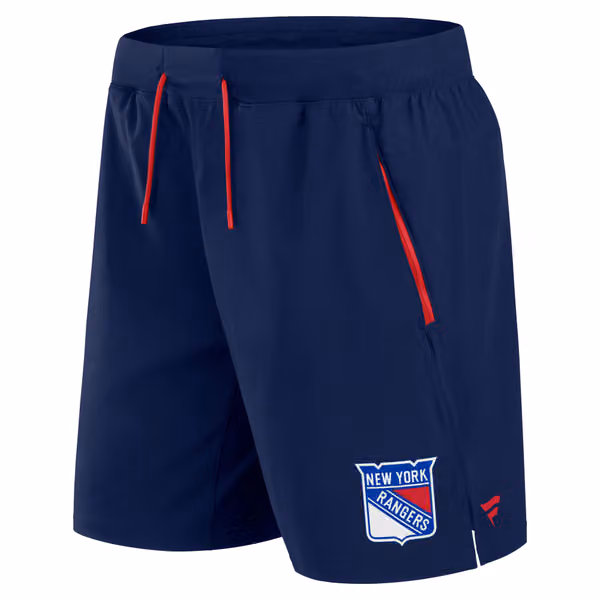New York Rangers 2024/25 Authentic Pro Locker Room NHL Shorts Navy view 2
