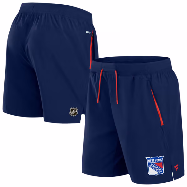 New York Rangers 2024/25 Authentic Pro Locker Room NHL Shorts Navy view 1