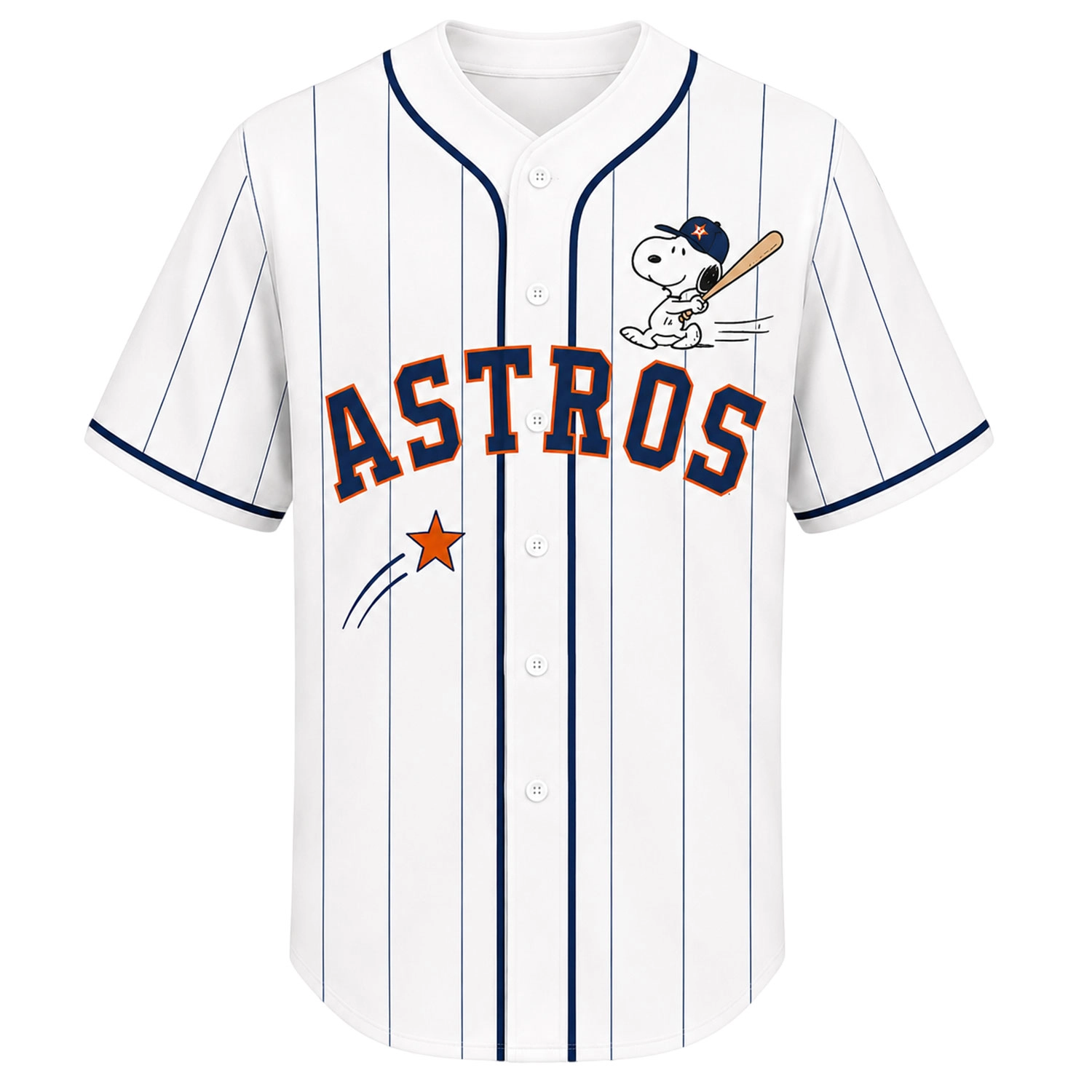 Houston Astros Snoopy Jersey Custom Brilliant Fan Gear