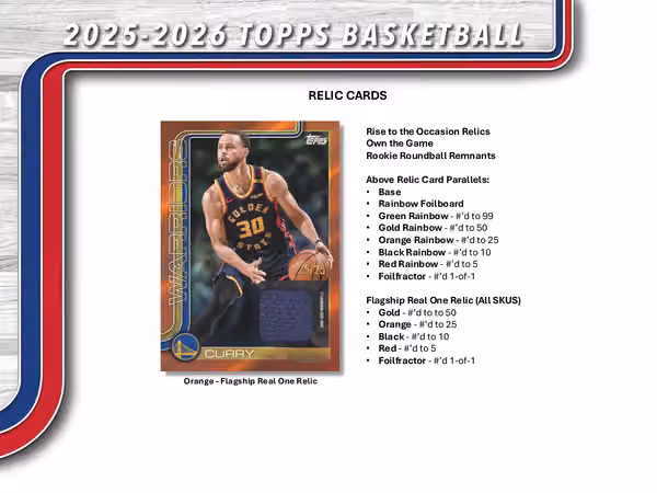2025/26 Topps NBA Basketball JUMBO Hobby Box view 5
