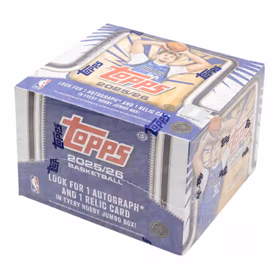 2025/26 Topps NBA Basketball JUMBO Hobby Box view 1