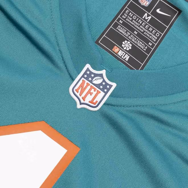 Tua Tagovailoa #1 Miami Dolphins Throwback Nike Game NFL Jersey (WOMEN'S) view 5