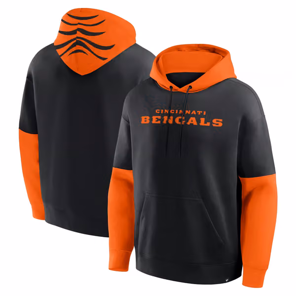 Cincinnati Bengals NFL Helmet Hoodie view 1