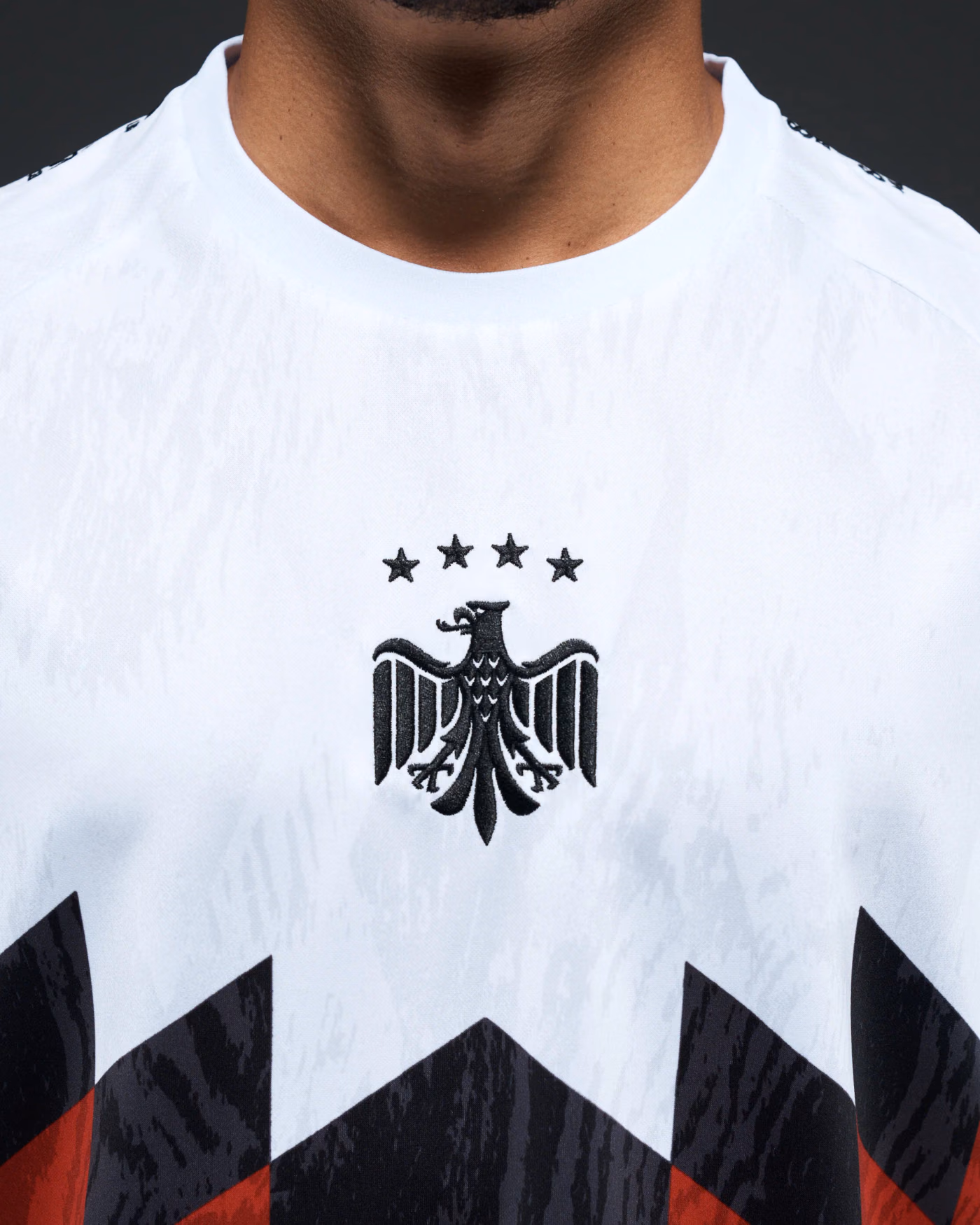 Jersevo Custom Personalized Germany Heritage Jersey (2026WC Edition) crest detail