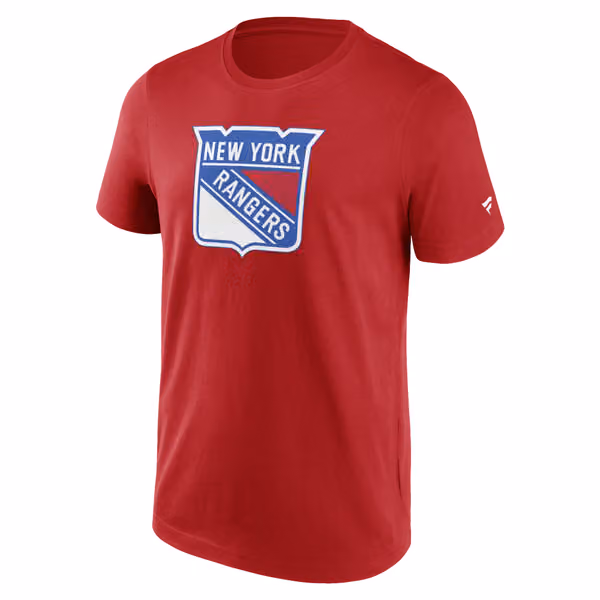 New York Rangers Primary Logo NHL T-Shirt Red view 1