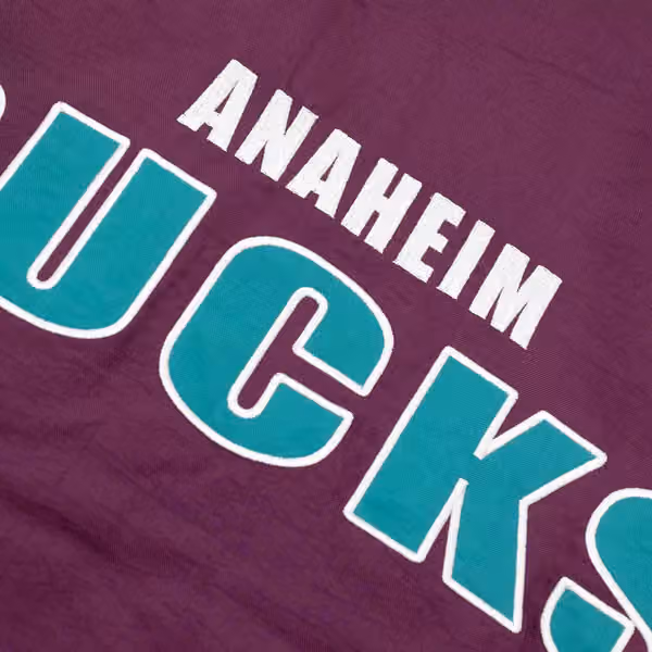 Anaheim Ducks Vintage Starter Frontier NHL Winter Jacket Purple view 5