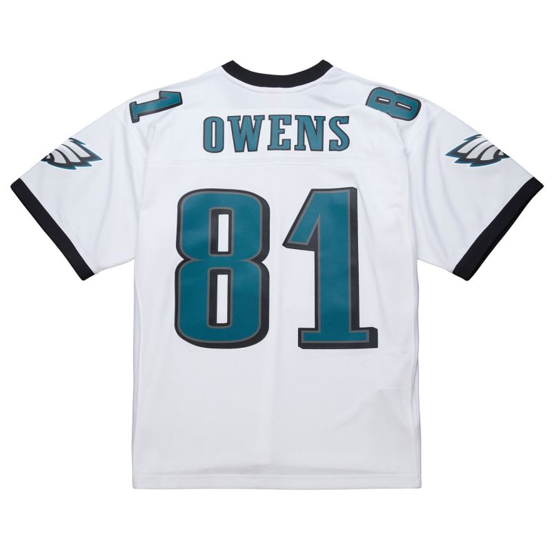 Terrell Owens #81 Philadelphia Eagles 2004 Legacy Throwback NFL Jersey White view 1