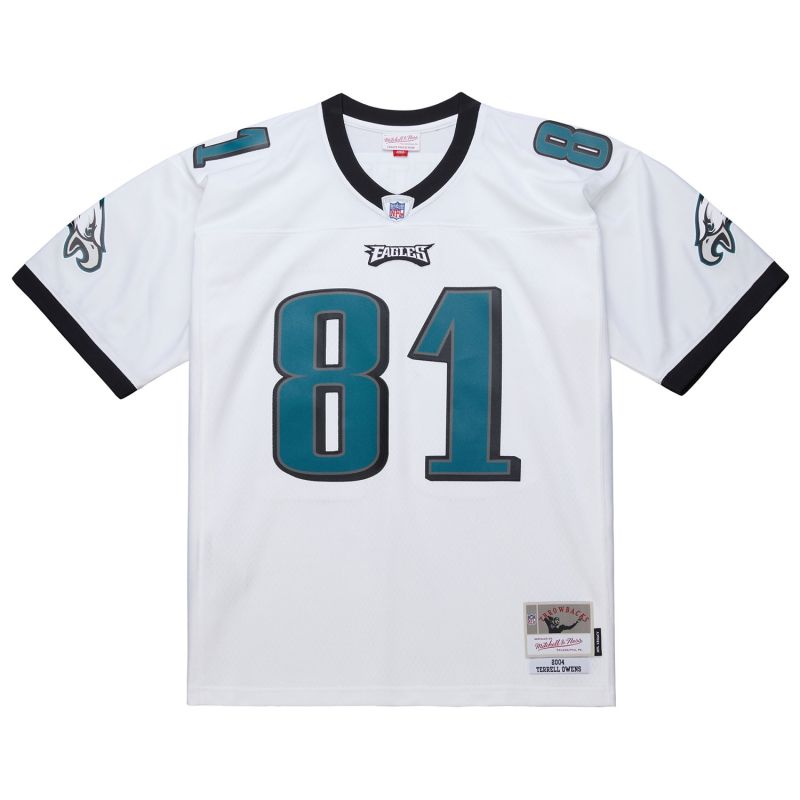 Terrell Owens #81 Philadelphia Eagles 2004 Legacy Throwback NFL Jersey White view 2
