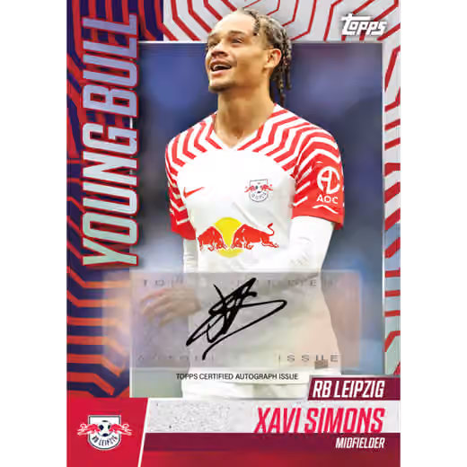 2023/24 Topps RB Leipzig 100% Official Team Set Box view 2