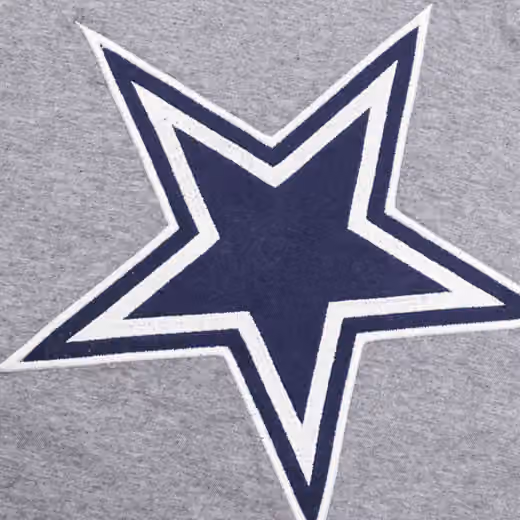 Dallas Cowboys Mitchell & Ness Color Blocked NFL Throwback T-Shirt view 2