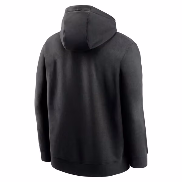 Cincinnati Bengals Throwback Nike Club NFL Hoodie Black view 2