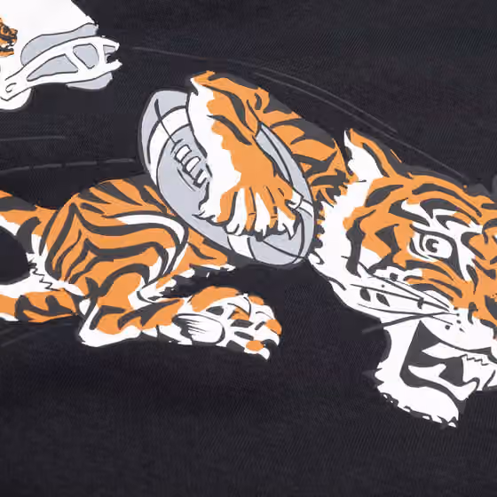 Cincinnati Bengals Throwback Nike Club NFL Hoodie Black view 3