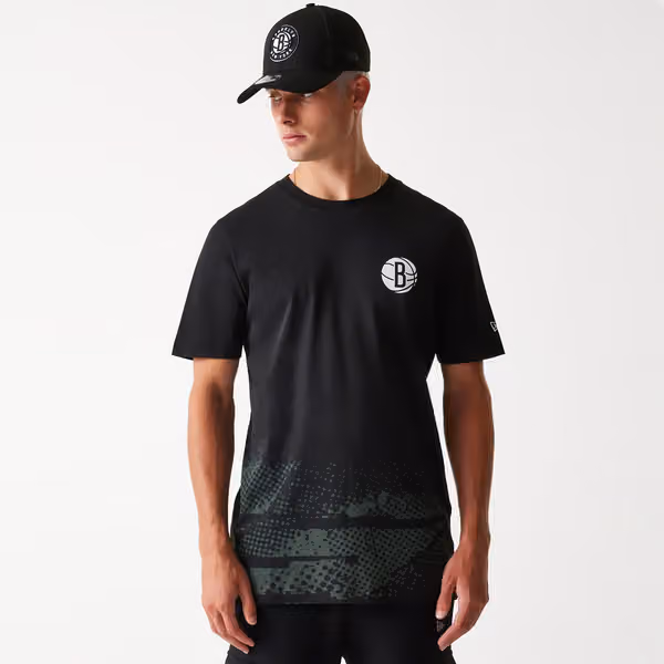 Brooklyn Nets 2024 NBA Tip-Off New Era T-Shirt Black view 1