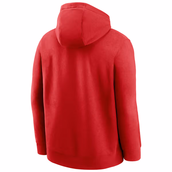 Los Angeles Angels Nike Club Slack MLB Hoodie Red view 2
